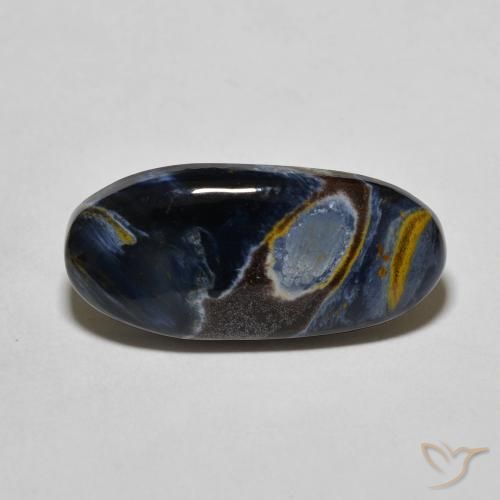 4.38ct Natürlicher Mehrfarbig Pietersite, Oval, Lichtundurchlässig