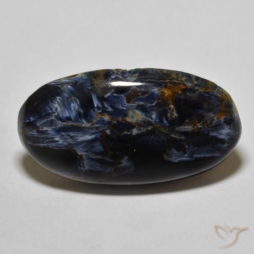 12.62ct Natürlicher Mehrfarbig Pietersite, Oval, Lichtundurchlässig
