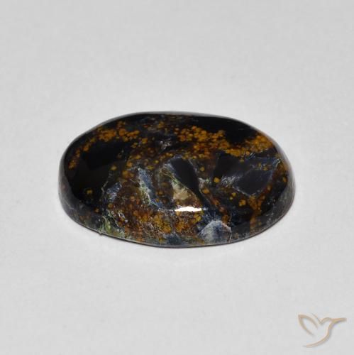 9,17 ctw natürlicher Mehrfarbig Pietersite, Oval, Lichtundurchlässig