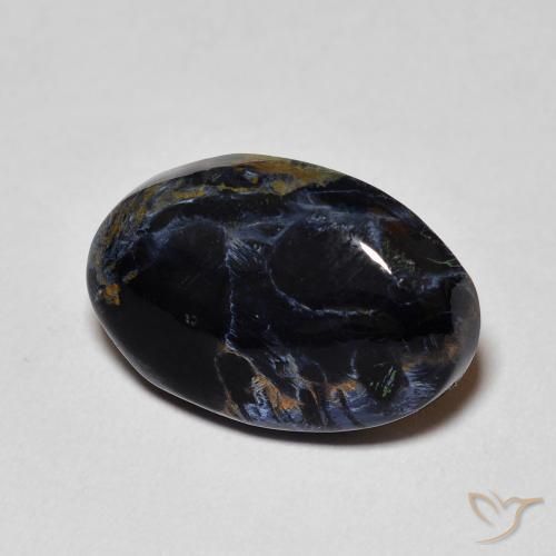 9,17 ctw natürlicher Mehrfarbig Pietersite, Oval, Lichtundurchlässig
