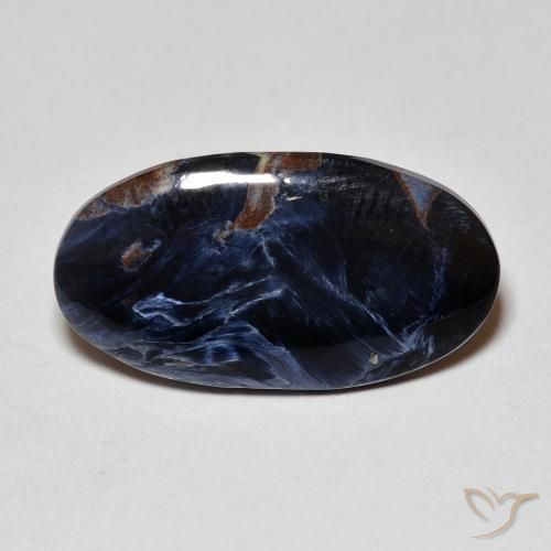 5.06ct Natürlicher Mehrfarbig Pietersite, Oval, Lichtundurchlässig