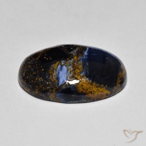 9,17 ctw natürlicher Mehrfarbig Pietersite, Oval, Lichtundurchlässig