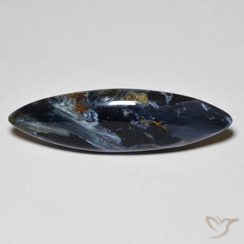 6.87ct Natürlicher Mehrfarbig Pietersite, Marquise, Lichtundurchlässig