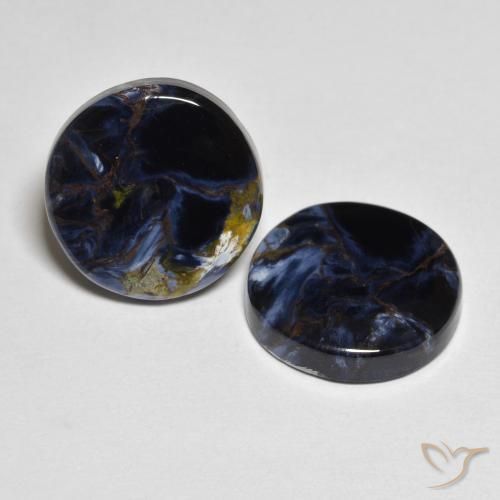 11.53 ct natürliche Mehrfarbig Pietersite-Edelsteine, Runden, Lichtundurchlässig