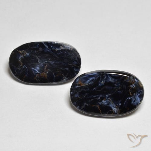 10.39ctw Natürlicher Mehrfarbig Pietersite, Oval, Lichtundurchlässig