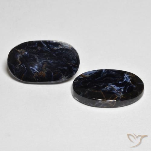 10.39 ct natürliche Mehrfarbig Pietersite-Edelsteine, Oval, Lichtundurchlässig
