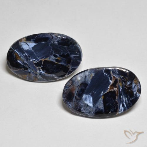 10.09ctw Natürlicher Mehrfarbig Pietersite, Oval, Lichtundurchlässig
