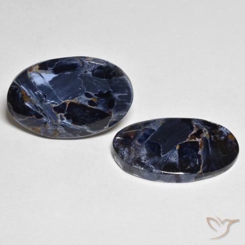 10.09 ct natürliche Mehrfarbig Pietersite-Edelsteine, Oval, Lichtundurchlässig
