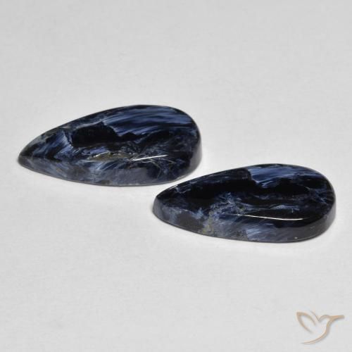 7.17 ct natürliche Mehrfarbig Pietersite-Edelsteine, Birnenform, Lichtundurchlässig