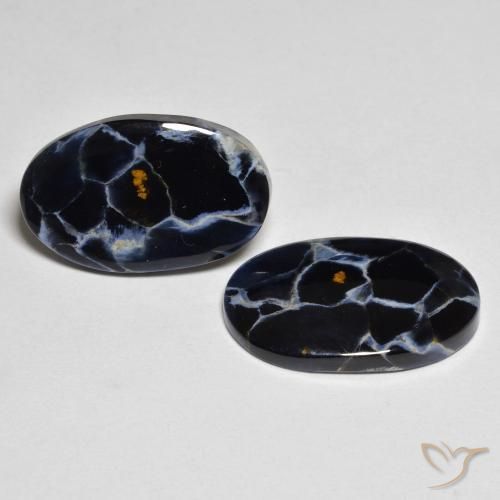 12.58 ct natürliche Mehrfarbig Pietersite-Edelsteine, Oval, Lichtundurchlässig
