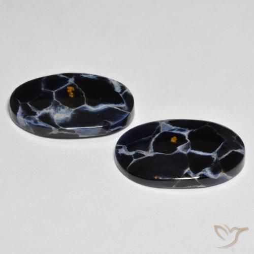 12.58 ct natürliche Mehrfarbig Pietersite-Edelsteine, Oval, Lichtundurchlässig