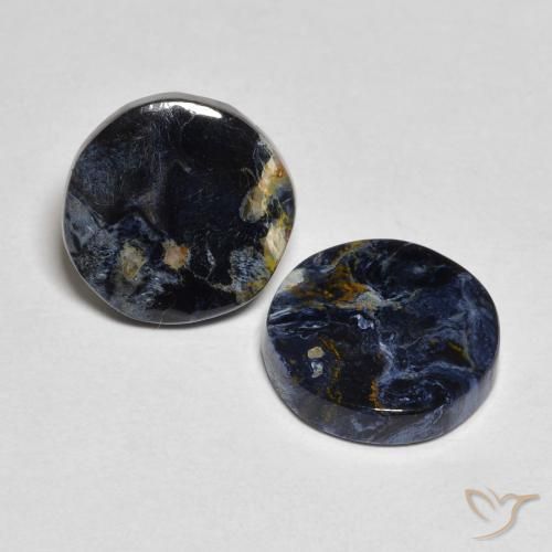 4.46 ct natürliche Mehrfarbig Pietersite-Edelsteine, Runden, Lichtundurchlässig