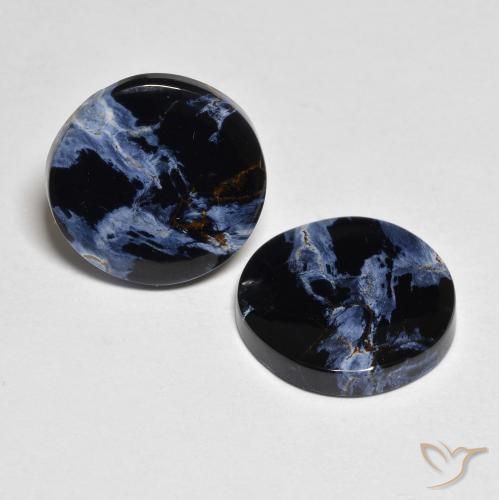 9.87 ct natürliche Mehrfarbig Pietersite-Edelsteine, Runden, Lichtundurchlässig