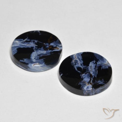 9.87 ct natürliche Mehrfarbig Pietersite-Edelsteine, Runden, Lichtundurchlässig