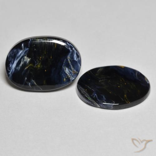 8.31 ct natürliche Mehrfarbig Pietersite-Edelsteine, Oval, Lichtundurchlässig