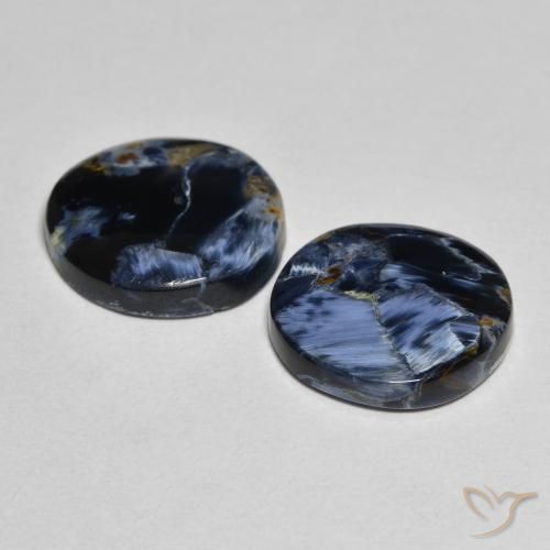 7.02 ct natürliche Mehrfarbig Pietersite-Edelsteine, Runden, Lichtundurchlässig