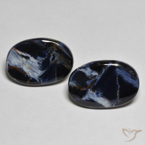 10.22ctw Natürlicher Mehrfarbig Pietersite, Oval, Lichtundurchlässig