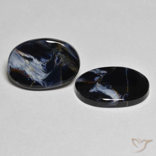10.22 ct natürliche Mehrfarbig Pietersite-Edelsteine, Oval, Lichtundurchlässig