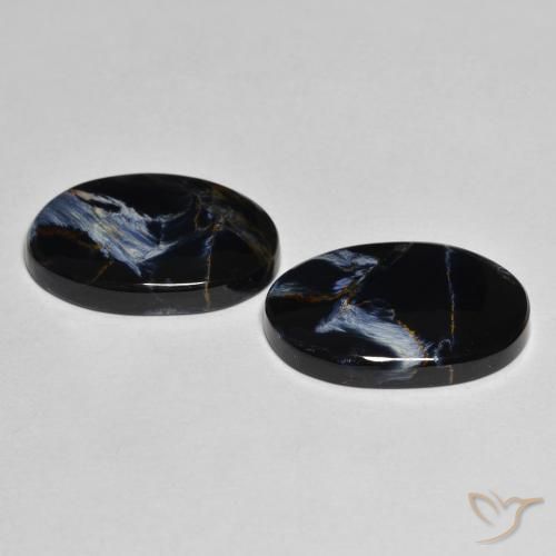 10.22 ct natürliche Mehrfarbig Pietersite-Edelsteine, Oval, Lichtundurchlässig