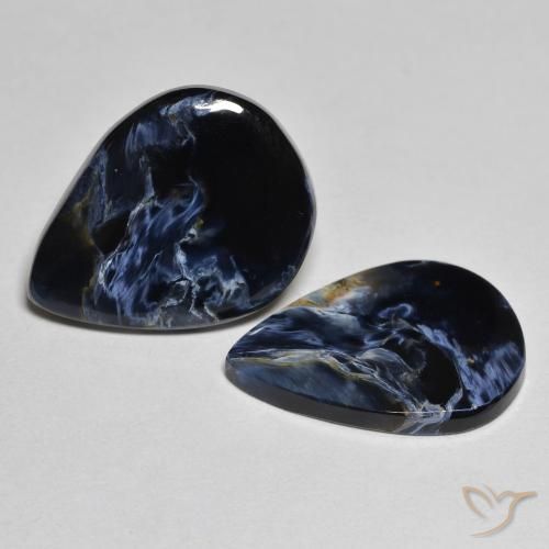 10.28 ct natürliche Mehrfarbig Pietersite-Edelsteine, Birnenform, Lichtundurchlässig