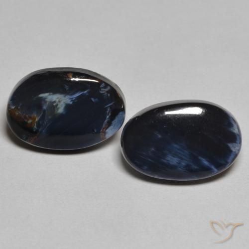 4.94ctw Natürlicher Mehrfarbig Pietersite, Oval, Lichtundurchlässig