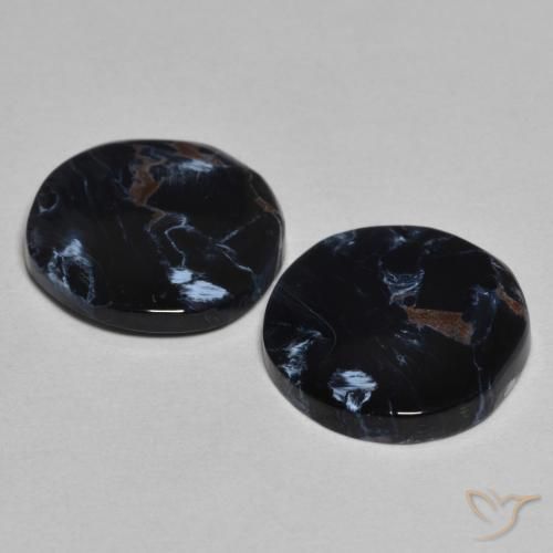 5.05 ct natürliche Mehrfarbig Pietersite-Edelsteine, Runden, Lichtundurchlässig