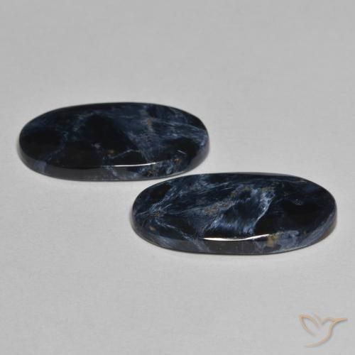 7.77 ct natürliche Mehrfarbig Pietersite-Edelsteine, Oval, Lichtundurchlässig