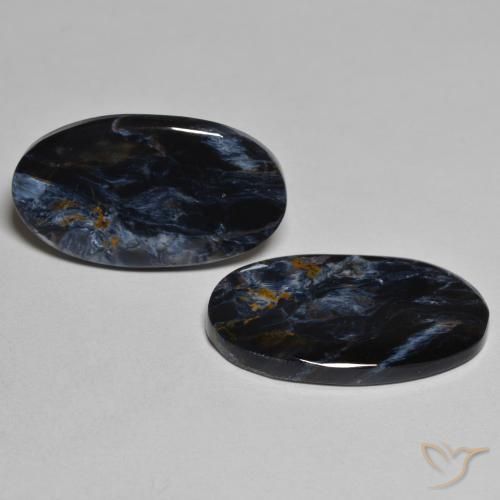 19.30 ct natürliche Mehrfarbig Pietersite-Edelsteine, Oval, Lichtundurchlässig