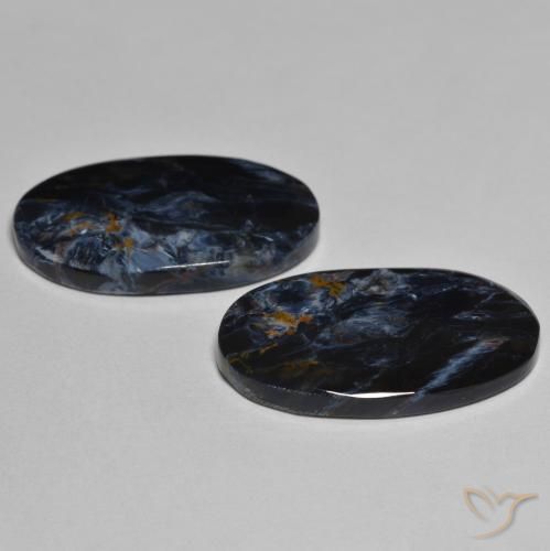 19.30 ct natürliche Mehrfarbig Pietersite-Edelsteine, Oval, Lichtundurchlässig