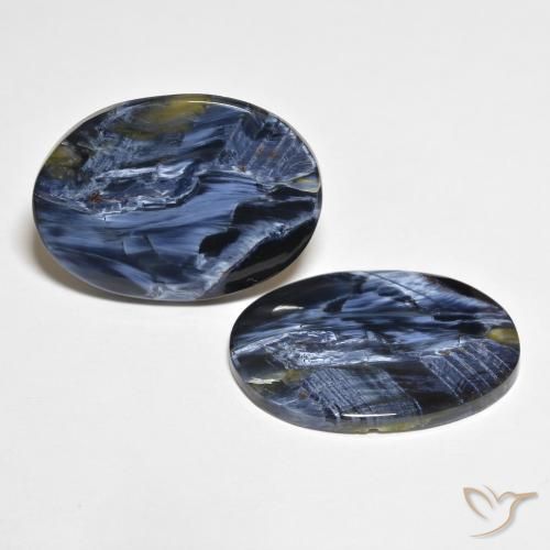 16.26 ct natürliche Mehrfarbig Pietersite-Edelsteine, Oval, Lichtundurchlässig