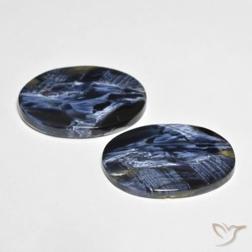 16.26 ct natürliche Mehrfarbig Pietersite-Edelsteine, Oval, Lichtundurchlässig