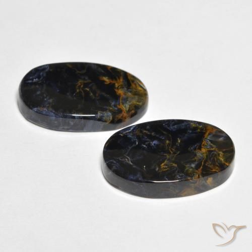8.84 ct natürliche Mehrfarbig Pietersite-Edelsteine, Oval, Lichtundurchlässig