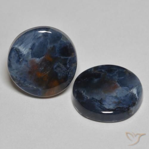 6.28 ct natürliche Mehrfarbig Pietersite-Edelsteine, Runden, Lichtundurchlässig