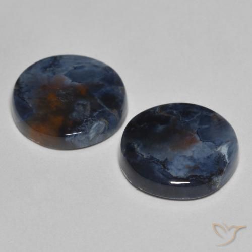6.28 ct natürliche Mehrfarbig Pietersite-Edelsteine, Runden, Lichtundurchlässig