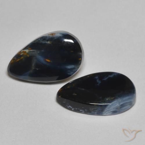 2.70 ct natürliche Mehrfarbig Pietersite-Edelsteine, Birnenform, Lichtundurchlässig