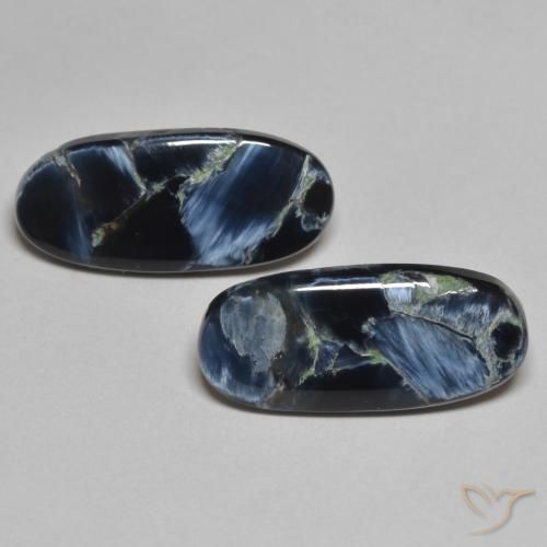 5.03ctw Natürlicher Mehrfarbig Pietersite, Oval, Lichtundurchlässig
