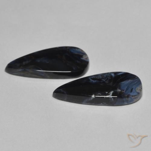 3.40 ct natürliche Mehrfarbig Pietersite-Edelsteine, Birnenform, Lichtundurchlässig