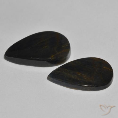 8.20 ct natürliche Mehrfarbig Pietersite-Edelsteine, Birnenform, Lichtundurchlässig