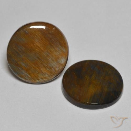 4.27 ct natürliche Mehrfarbig Pietersite-Edelsteine, Runden, Lichtundurchlässig