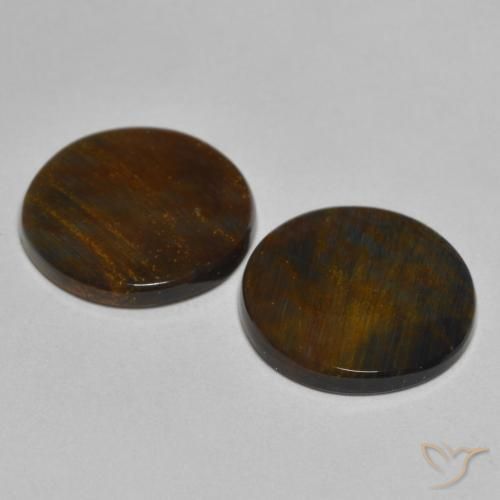 4.27 ct natürliche Mehrfarbig Pietersite-Edelsteine, Runden, Lichtundurchlässig