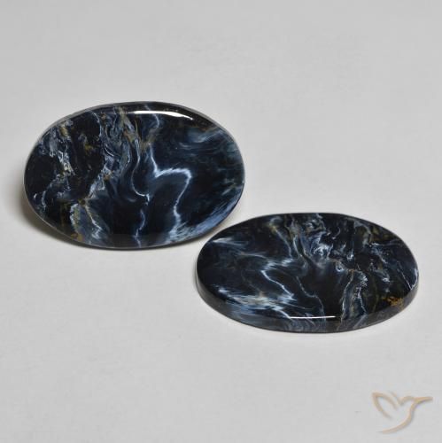 12.11 ct natürliche Mehrfarbig Pietersite-Edelsteine, Oval, Lichtundurchlässig