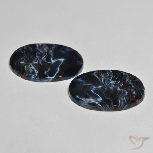 12.11 ct natürliche Mehrfarbig Pietersite-Edelsteine, Oval, Lichtundurchlässig