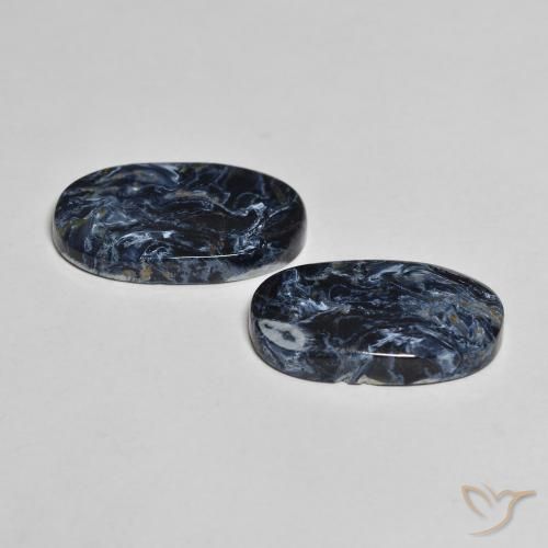 10.11 ct natürliche Mehrfarbig Pietersite-Edelsteine, Oval, Lichtundurchlässig