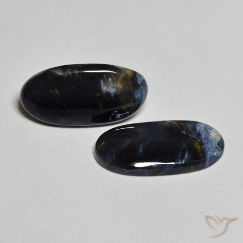 5.26 ct natürliche Mehrfarbig Pietersite-Edelsteine, Oval, Lichtundurchlässig