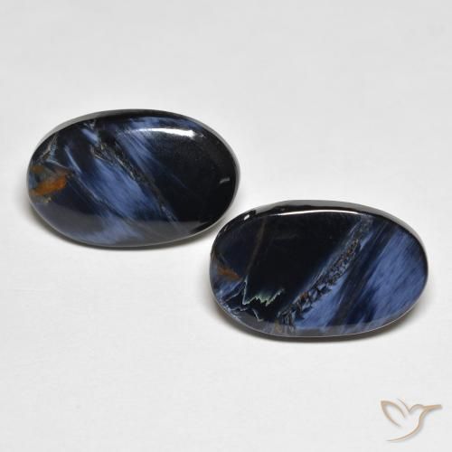 10.88ctw Natürlicher Mehrfarbig Pietersite, Oval, Lichtundurchlässig