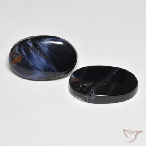 10.88 ct natürliche Mehrfarbig Pietersite-Edelsteine, Oval, Lichtundurchlässig