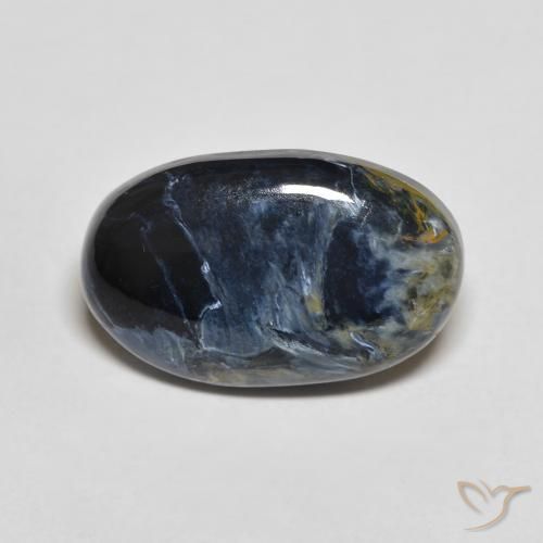 6.42ct Natürlicher Mehrfarbig Pietersite, Oval, Lichtundurchlässig