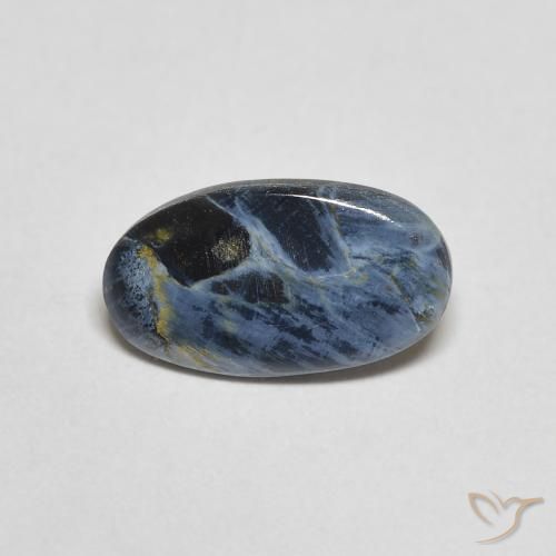 1.47ct Natürlicher Mehrfarbig Pietersite, Oval, Lichtundurchlässig