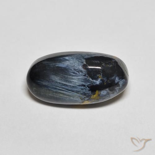 5.03ct Natürlicher Mehrfarbig Pietersite, Oval, Lichtundurchlässig