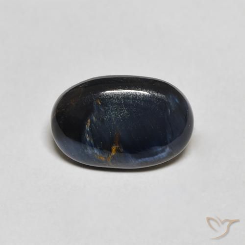 1.62ct Natürlicher Mehrfarbig Pietersite, Oval, Lichtundurchlässig
